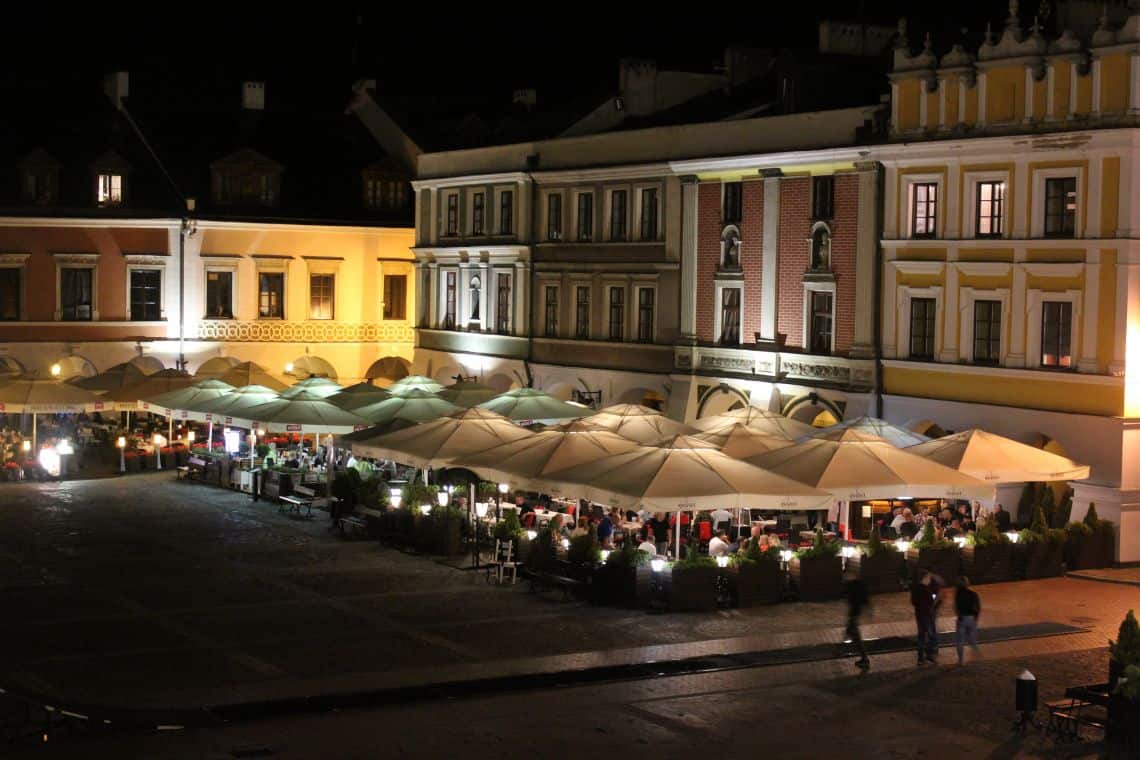 Zamosc 's nachts